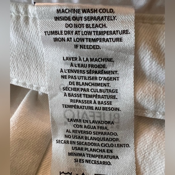 Buffalo David Bitton White Skinny Denim Jeans. Size 8/29 - Picture 5 of 7